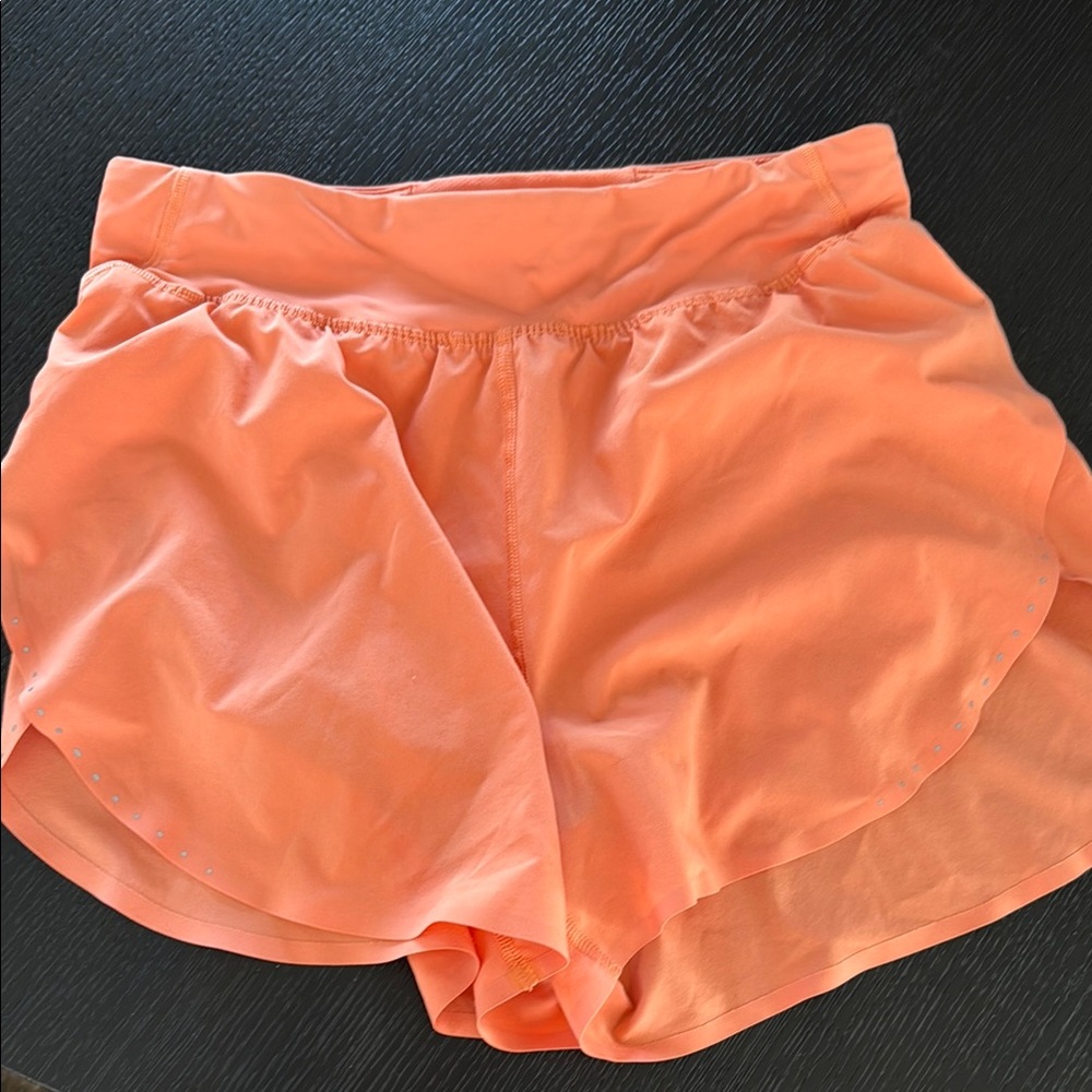 Lululemon athletica fast and free running short orange